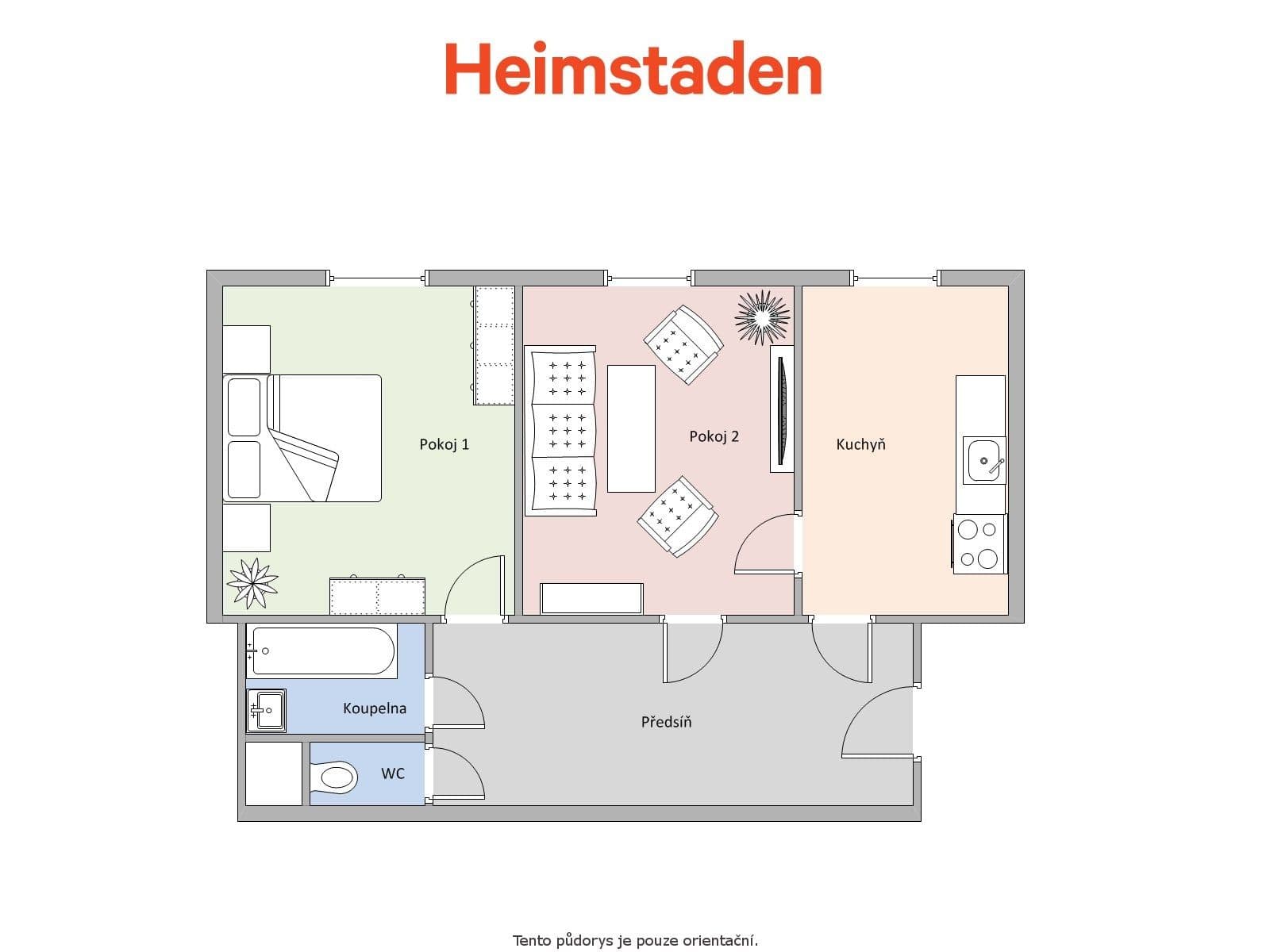 2 bedroom flat to rent, 55 m², Čs. exilu, Ostrava, Moravskoslezský Region 2 bedroom flat to rent, 55 m², Čs. exilu, Ostrava, Moravskoslezský Region