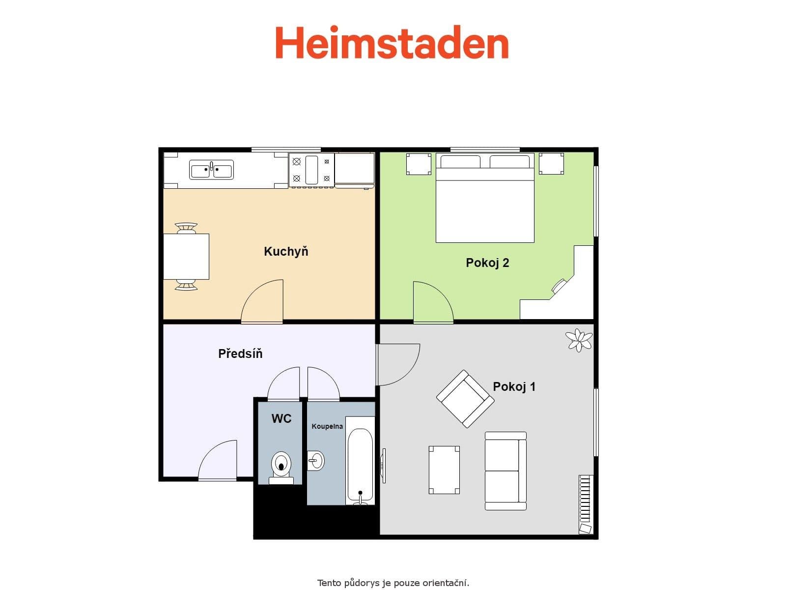 2 bedroom flat to rent, 60 m², náměstí Jana Nerudy, Ostrava, Moravskoslezský Region 2 bedroom flat to rent, 60 m², náměstí Jana Nerudy, Ostrava, Moravskoslezský Region