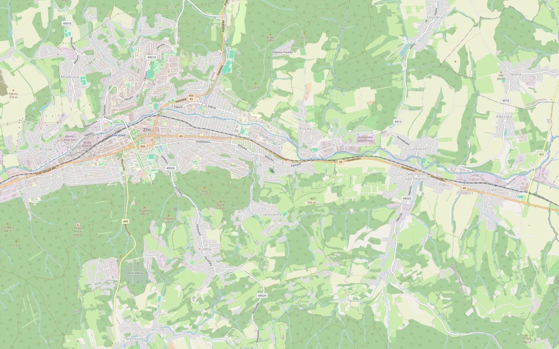 plot for sale, 11,240 m², Zlín, Zlínský Region plot for sale, 11,240 m², Zlín, Zlínský Region