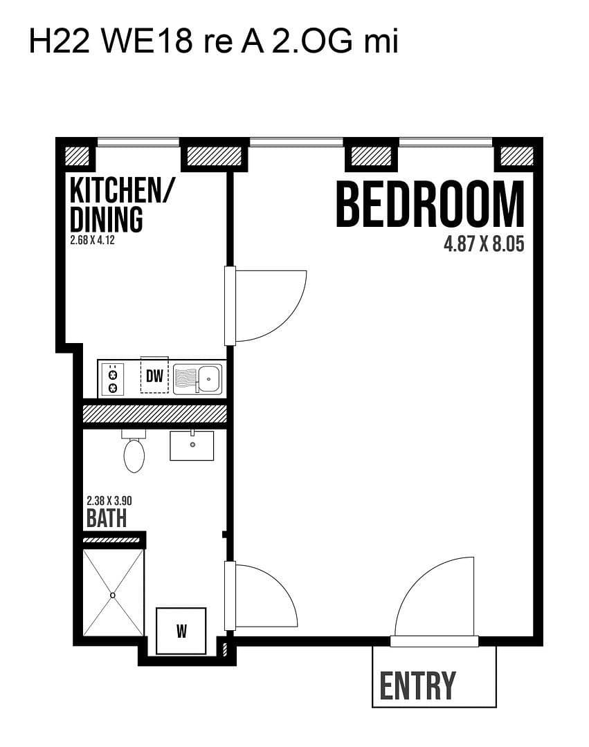 1 bedroom flat to rent, 33 m², Berlin, Berlin 1 bedroom flat to rent, 33 m², Berlin, Berlin