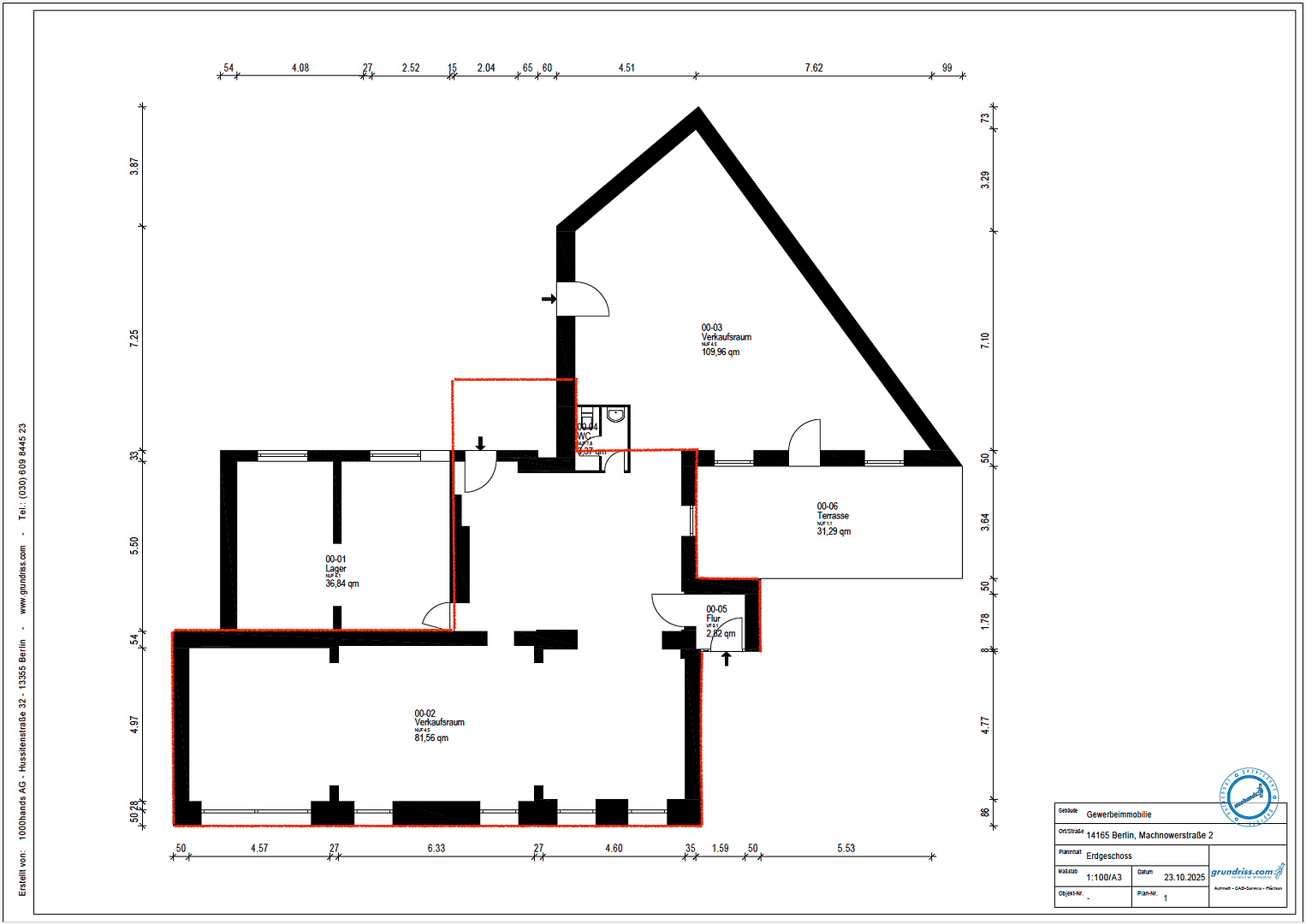office to rent, 131 m², Machnowerstr. 2, Berlin, Berlin office to rent, 131 m², Machnowerstr. 2, Berlin, Berlin