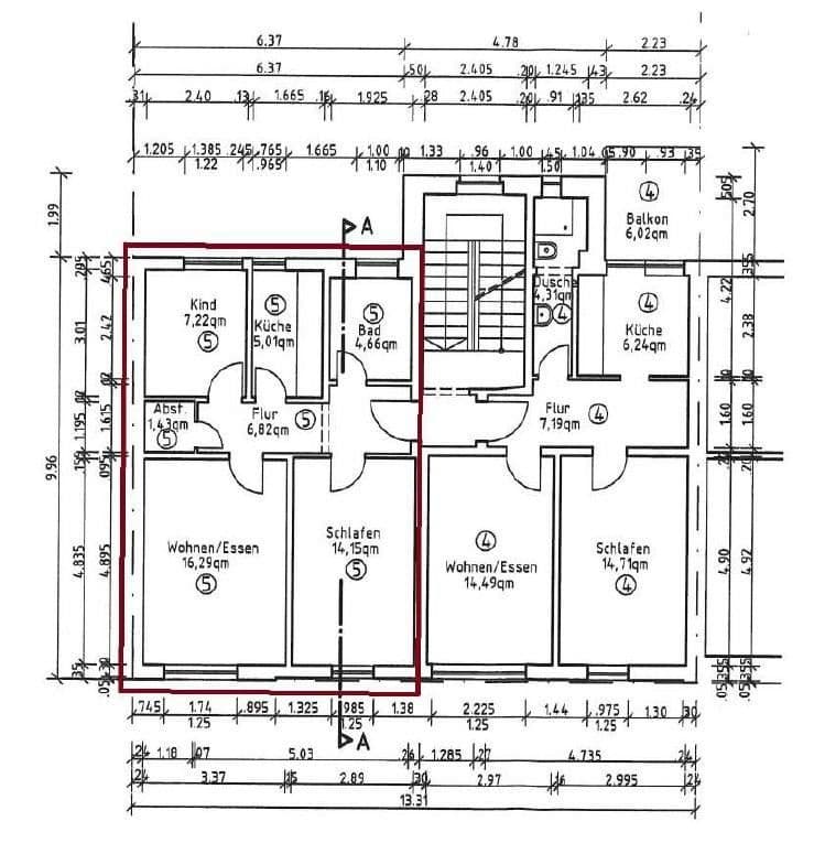 3 bedroom flat to rent, 60 m², Rodensteinstraße 52, Bensheim, Hesse 3 bedroom flat to rent, 60 m², Rodensteinstraße 52, Bensheim, Hesse