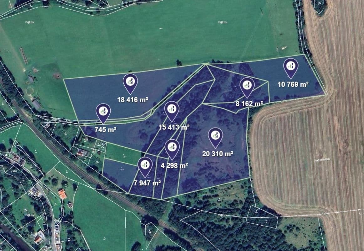 plot for sale, 86,060 m², Chotyně, Liberecký Region plot for sale, 86,060 m², Chotyně, Liberecký Region