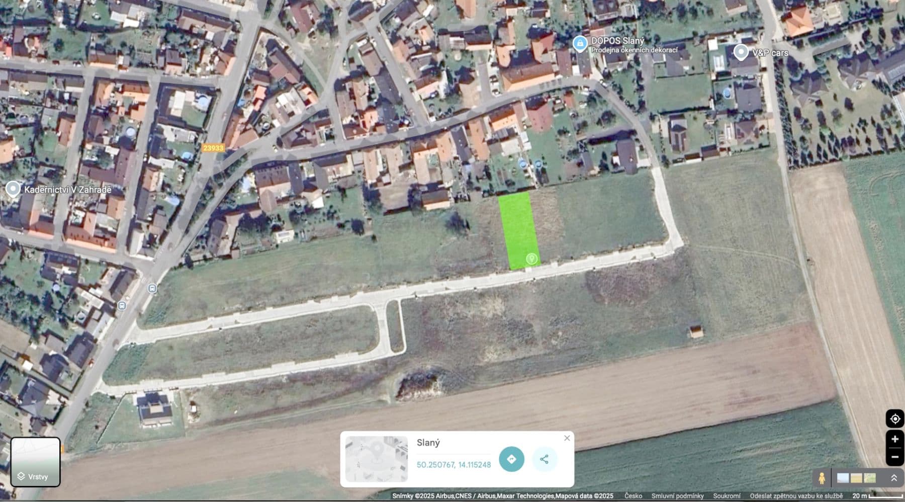 plot for sale, 840 m², Slaný, Středočeský Region plot for sale, 840 m², Slaný, Středočeský Region