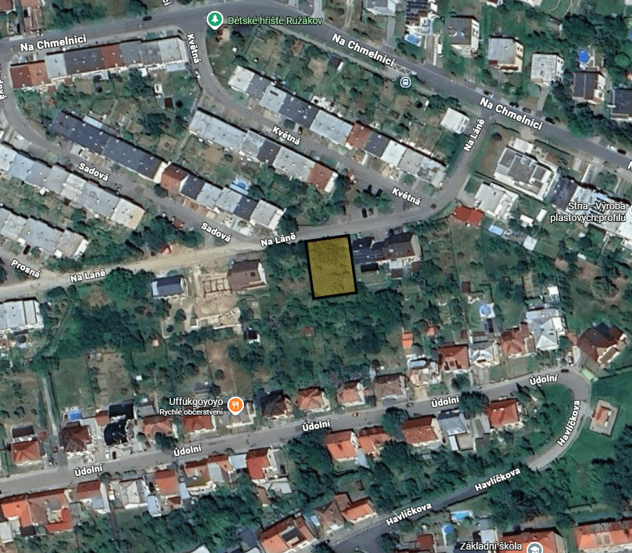 plot for sale, 602 m², Uherský Brod, Zlínský Region plot for sale, 602 m², Uherský Brod, Zlínský Region
