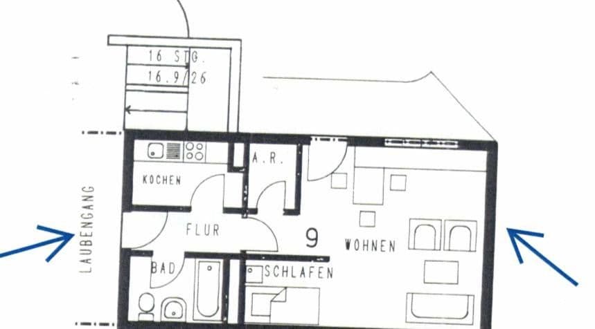 1 bedroom flat to rent, 47 m², Schützenstraße 3, Geislingen an der Steige, Baden-Württemberg 1 bedroom flat to rent, 47 m², Schützenstraße 3, Geislingen an der Steige, Baden-Württemberg