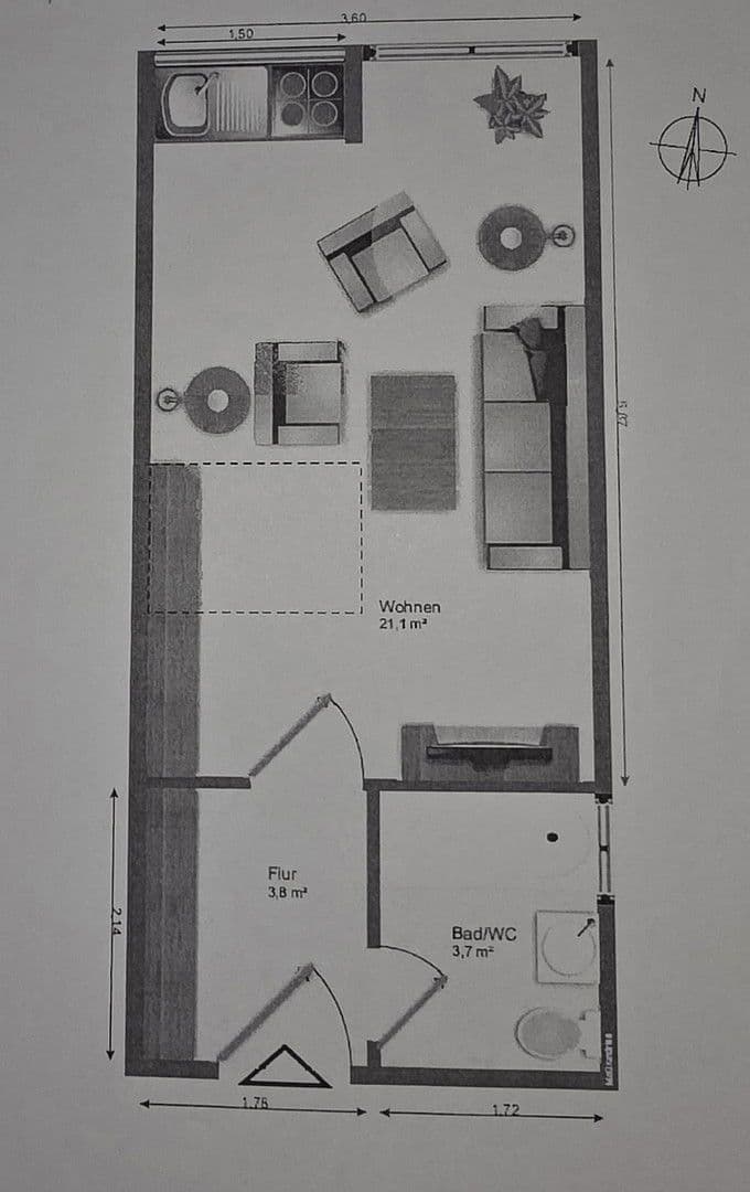 1 bedroom flat for sale, 29 m², Ostermayrstraße 3-5, München, Bavaria 1 bedroom flat for sale, 29 m², Ostermayrstraße 3-5, München, Bavaria