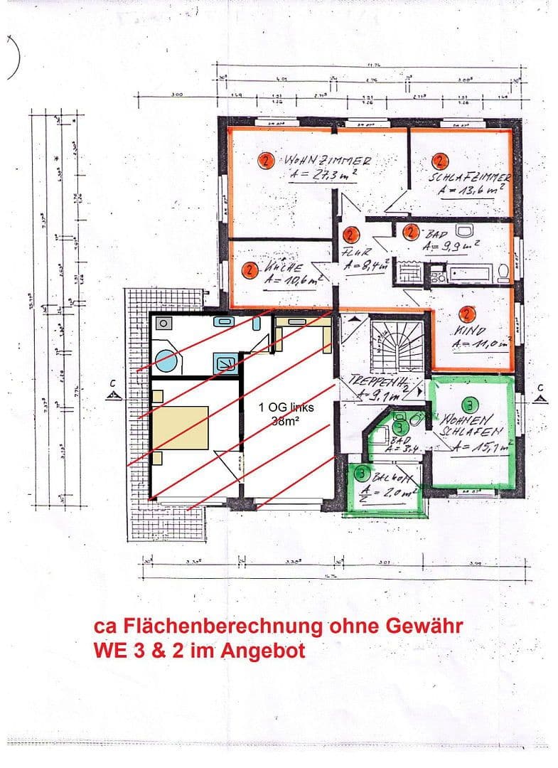 3 bedroom flat to rent, 80 m², Bennewitz, Saxony 3 bedroom flat to rent, 80 m², Bennewitz, Saxony