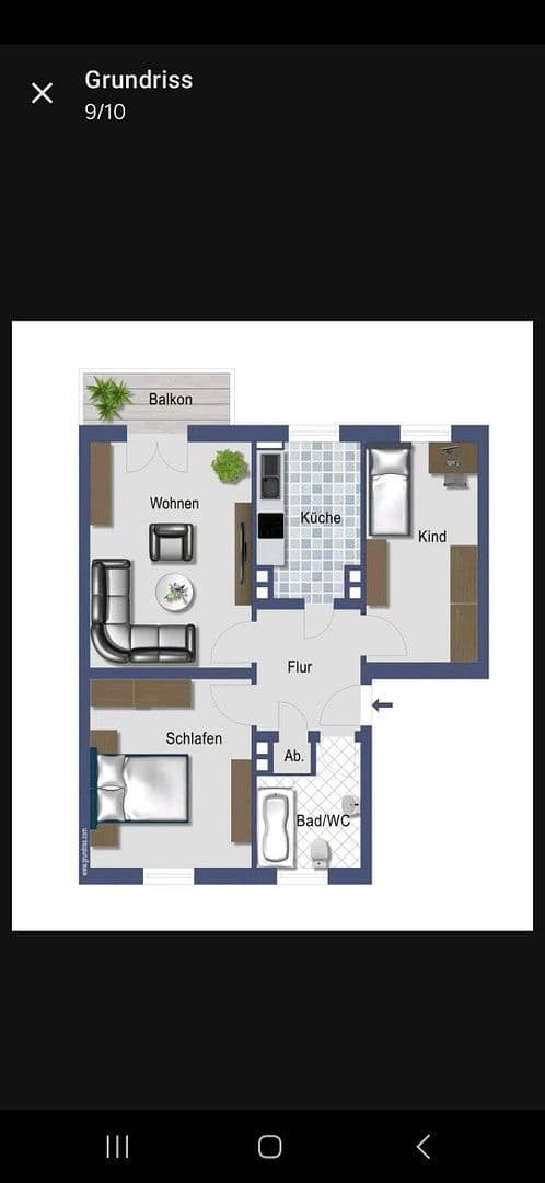 3 bedroom flat to rent, 66 m², Erbsenlachen 36, Villingen-Schwenningen, Baden-Württemberg 3 bedroom flat to rent, 66 m², Erbsenlachen 36, Villingen-Schwenningen, Baden-Württemberg