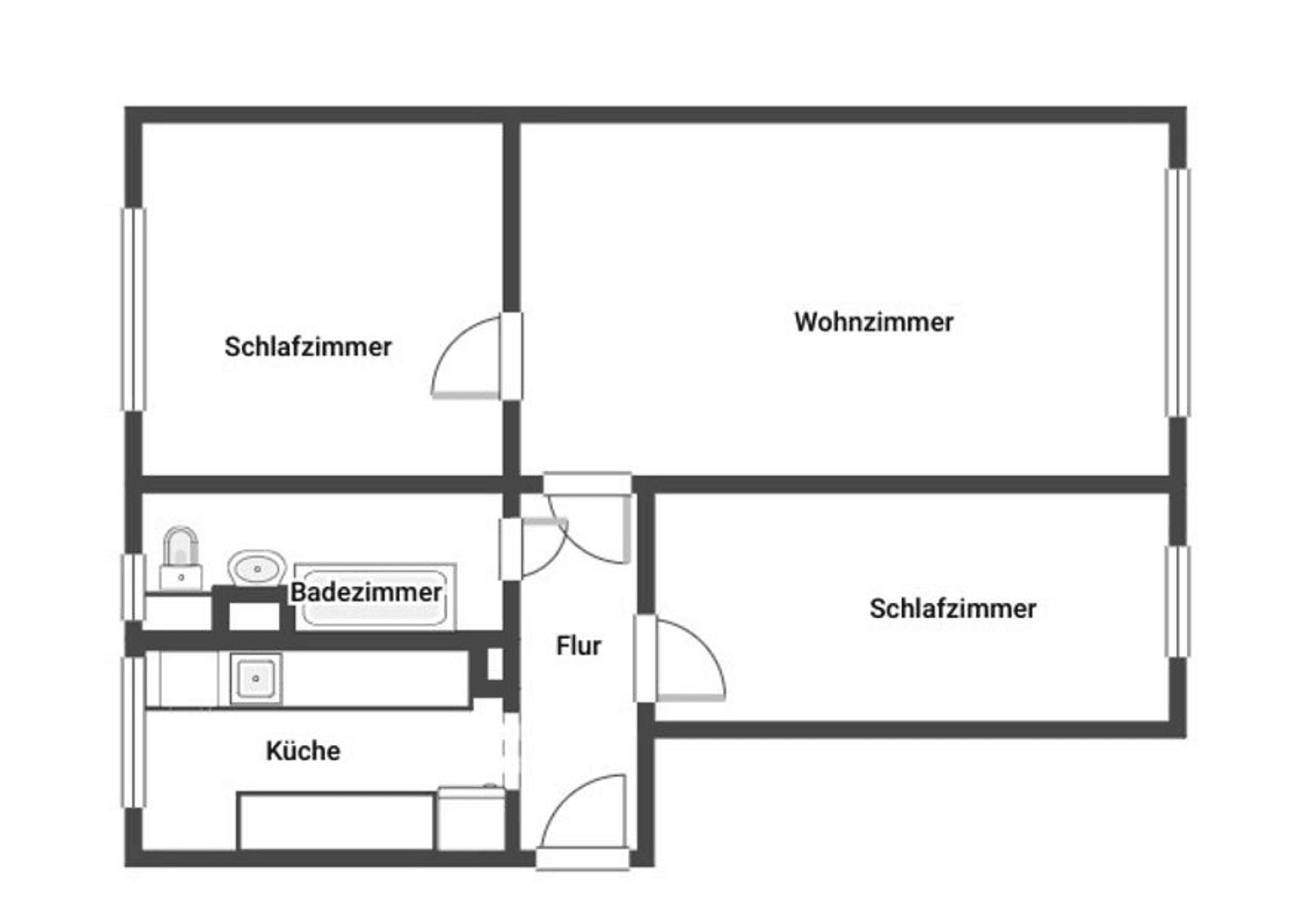 3 bedroom flat for sale, 59 m², Grammetal, Thuringia 3 bedroom flat for sale, 59 m², Grammetal, Thuringia