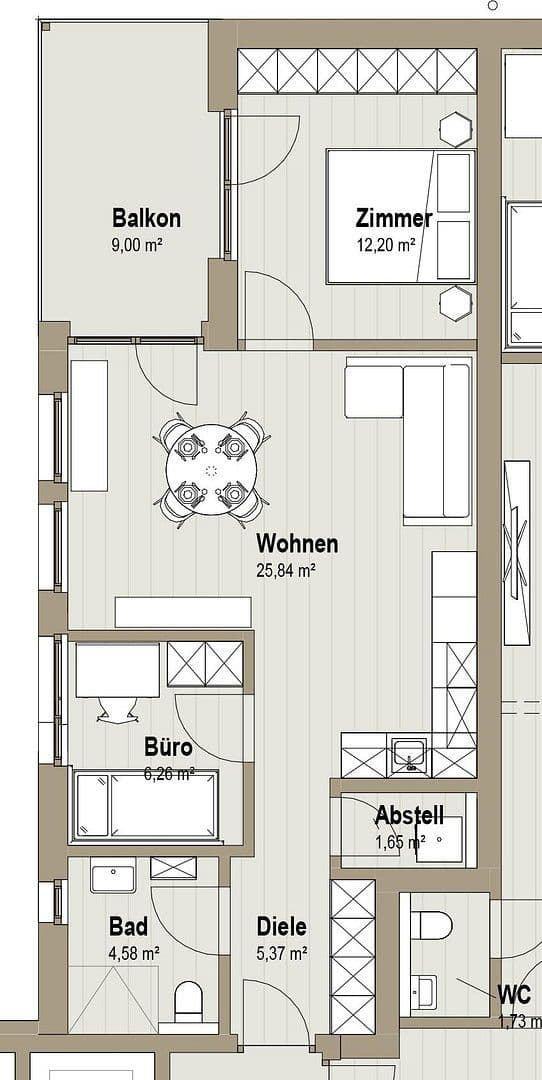 1 bedroom with open-plan kitchen flat for sale, 61 m², Beckentalweg 4, Affalterbach, Baden-Württemberg 1 bedroom with open-plan kitchen flat for sale, 61 m², Beckentalweg 4, Affalterbach, Baden-Württemberg