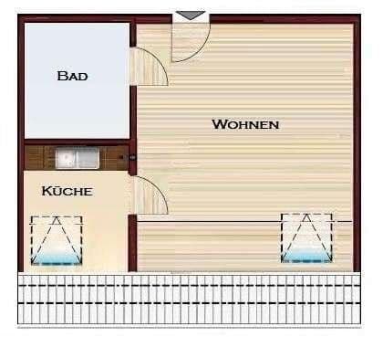 1 bedroom flat to rent, 33 m², Rochlitzstraße 67, Leipzig, Saxony 1 bedroom flat to rent, 33 m², Rochlitzstraße 67, Leipzig, Saxony