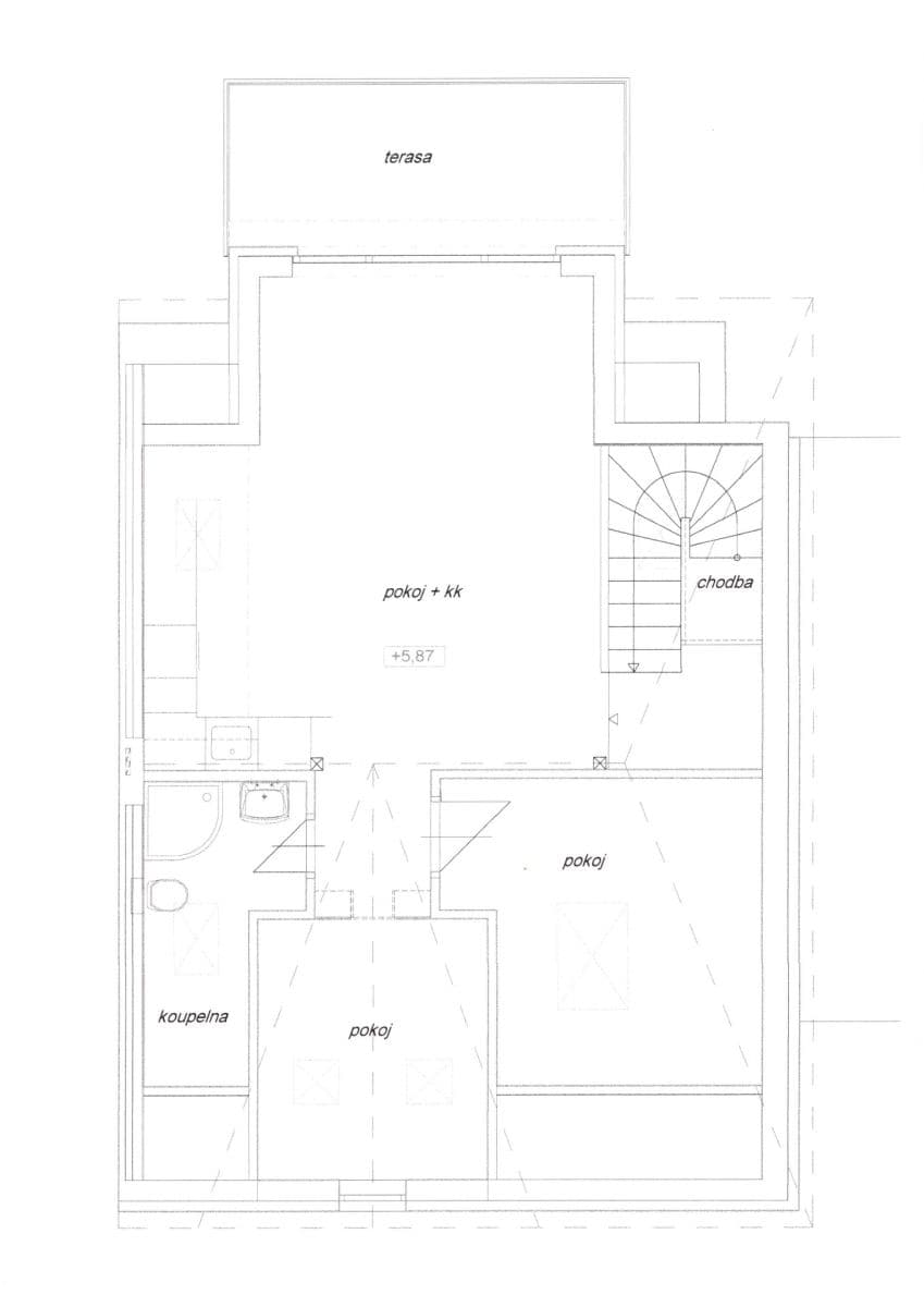 2 bedroom with open-plan kitchen flat to rent, 64 m², Sobínská, Prague, Prague 2 bedroom with open-plan kitchen flat to rent, 64 m², Sobínská, Prague, Prague