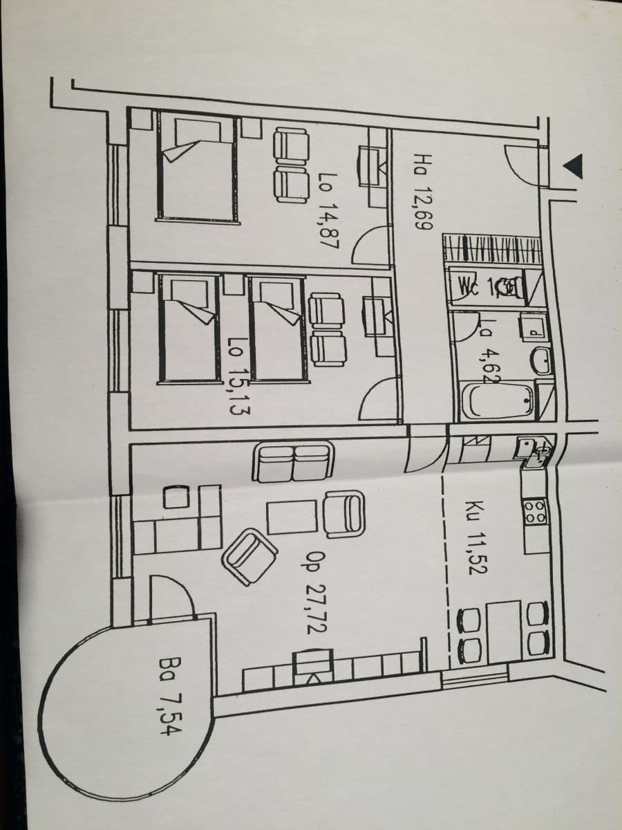 2 bedroom with open-plan kitchen flat for sale, 96 m², Pastevců, Prague, Prague 2 bedroom with open-plan kitchen flat for sale, 96 m², Pastevců, Prague, Prague