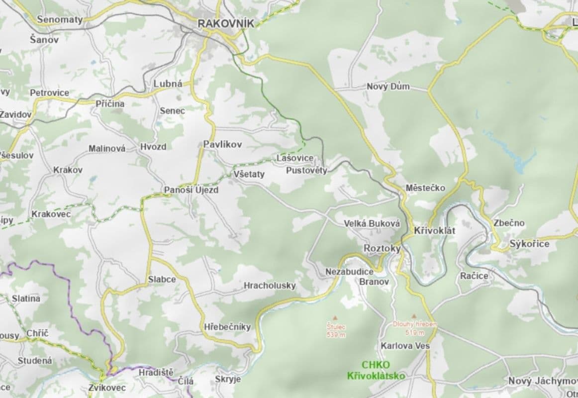 plot for sale, 2,521 m², Hřebečníky, Středočeský Region plot for sale, 2,521 m², Hřebečníky, Středočeský Region