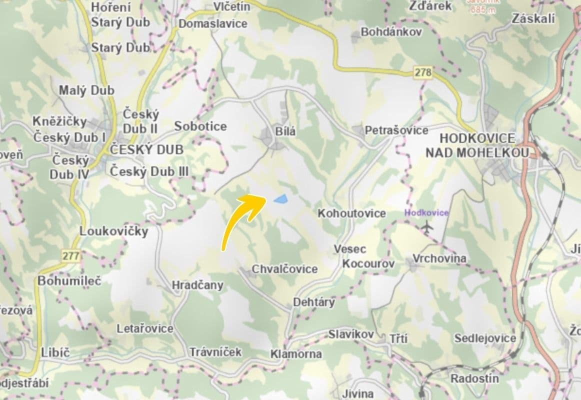 plot for sale, 23,593 m², Bílá, Liberecký Region plot for sale, 23,593 m², Bílá, Liberecký Region