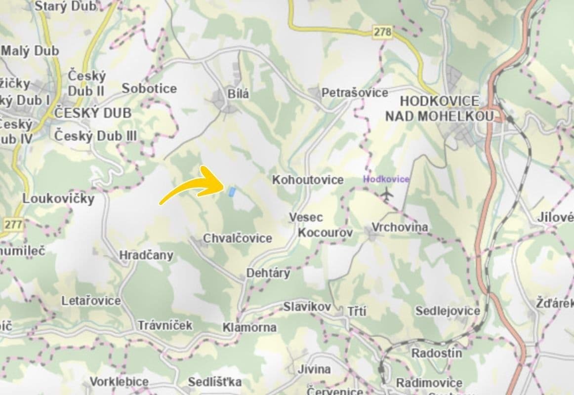 plot for sale, 9,898 m², Bílá, Liberecký Region plot for sale, 9,898 m², Bílá, Liberecký Region