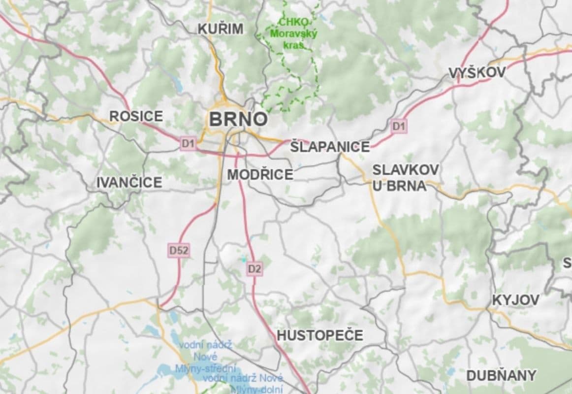 plot for sale, 1,642 m², Blučina, Jihomoravský Region plot for sale, 1,642 m², Blučina, Jihomoravský Region