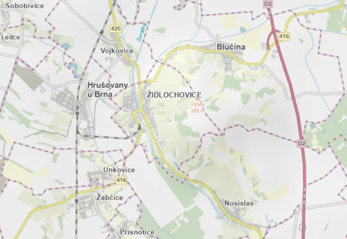 plot for sale, 7,602 m², Židlochovice, Jihomoravský Region plot for sale, 7,602 m², Židlochovice, Jihomoravský Region