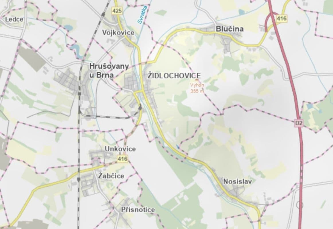 plot for sale, 4,425 m², Židlochovice, Jihomoravský Region plot for sale, 4,425 m², Židlochovice, Jihomoravský Region