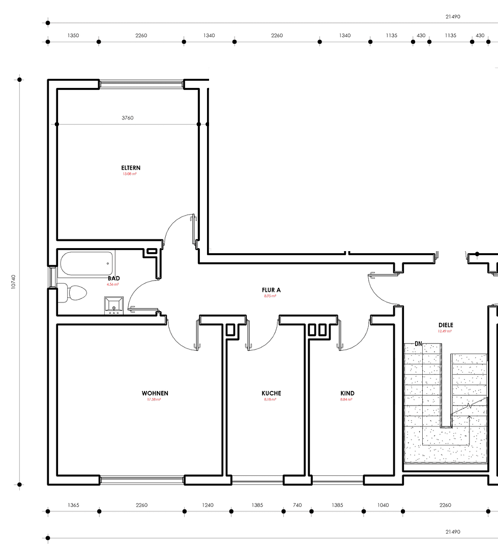 3 bedroom flat to rent, 69 m², Bachackerweg 25, Marl, North Rhine-Westphalia 3 bedroom flat to rent, 69 m², Bachackerweg 25, Marl, North Rhine-Westphalia