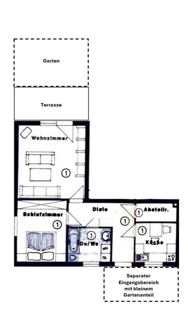 2 bedroom flat to rent, 70 m², Bremen, Bremen 2 bedroom flat to rent, 70 m², Bremen, Bremen