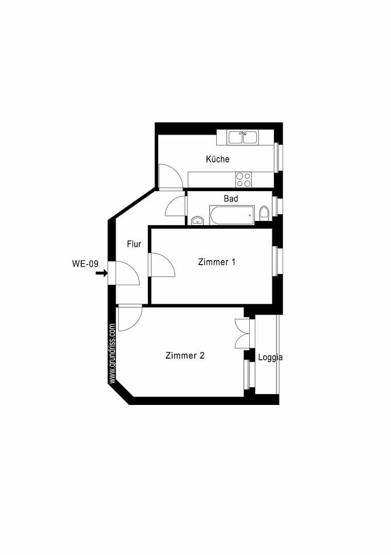 2 bedroom flat for sale, 51 m², Külzer Straße 2, Berlin, Berlin 2 bedroom flat for sale, 51 m², Külzer Straße 2, Berlin, Berlin