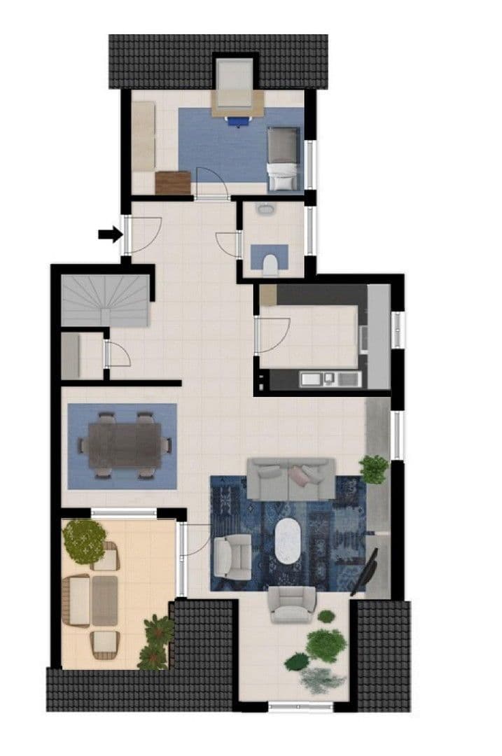 3 bedroom flat to rent, 109 m², Raibacher Tal 48, Groß-Umstadt, Hesse 3 bedroom flat to rent, 109 m², Raibacher Tal 48, Groß-Umstadt, Hesse