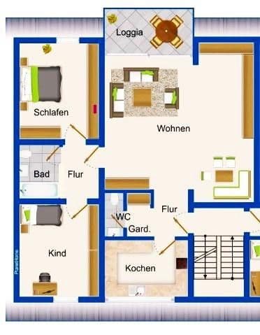 3 bedroom flat to rent, 105 m², Hugenottenallee 95-97, Neu-Isenburg, Hesse 3 bedroom flat to rent, 105 m², Hugenottenallee 95-97, Neu-Isenburg, Hesse