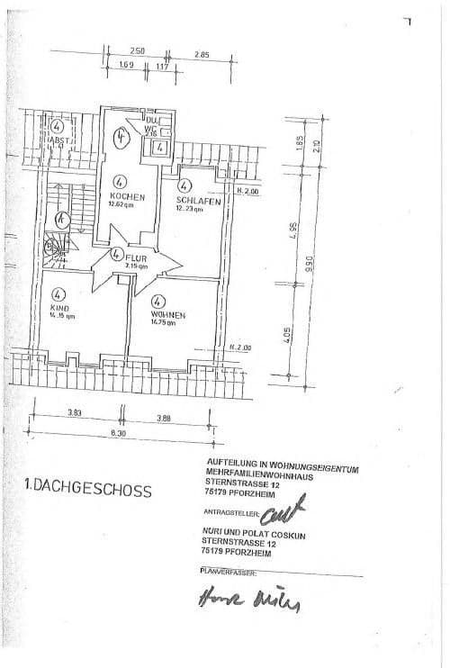 3 bedroom flat to rent, 61 m², Sternstr. 12, Pforzheim, Baden-Württemberg 3 bedroom flat to rent, 61 m², Sternstr. 12, Pforzheim, Baden-Württemberg