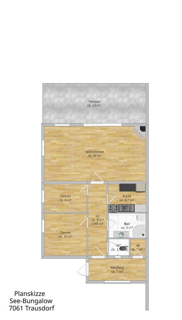 house for sale, 76 m², Trausdorf, Burgenland house for sale, 76 m², Trausdorf, Burgenland