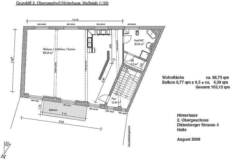 1 bedroom flat to rent, 104 m², Dittenberger Straße 4, Halle, Saxony-Anhalt 1 bedroom flat to rent, 104 m², Dittenberger Straße 4, Halle, Saxony-Anhalt
