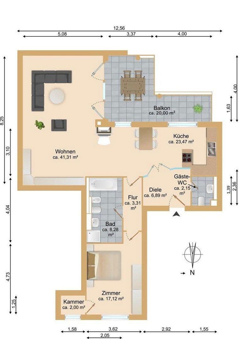 2 bedroom flat to rent, 113 m², Müggelseedamm 288, Berlin, Berlin 2 bedroom flat to rent, 113 m², Müggelseedamm 288, Berlin, Berlin