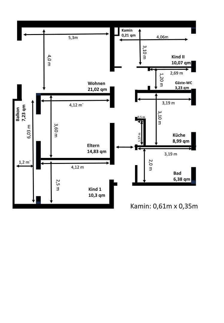 4 bedroom flat to rent, 84 m², Paderborn, North Rhine-Westphalia 4 bedroom flat to rent, 84 m², Paderborn, North Rhine-Westphalia