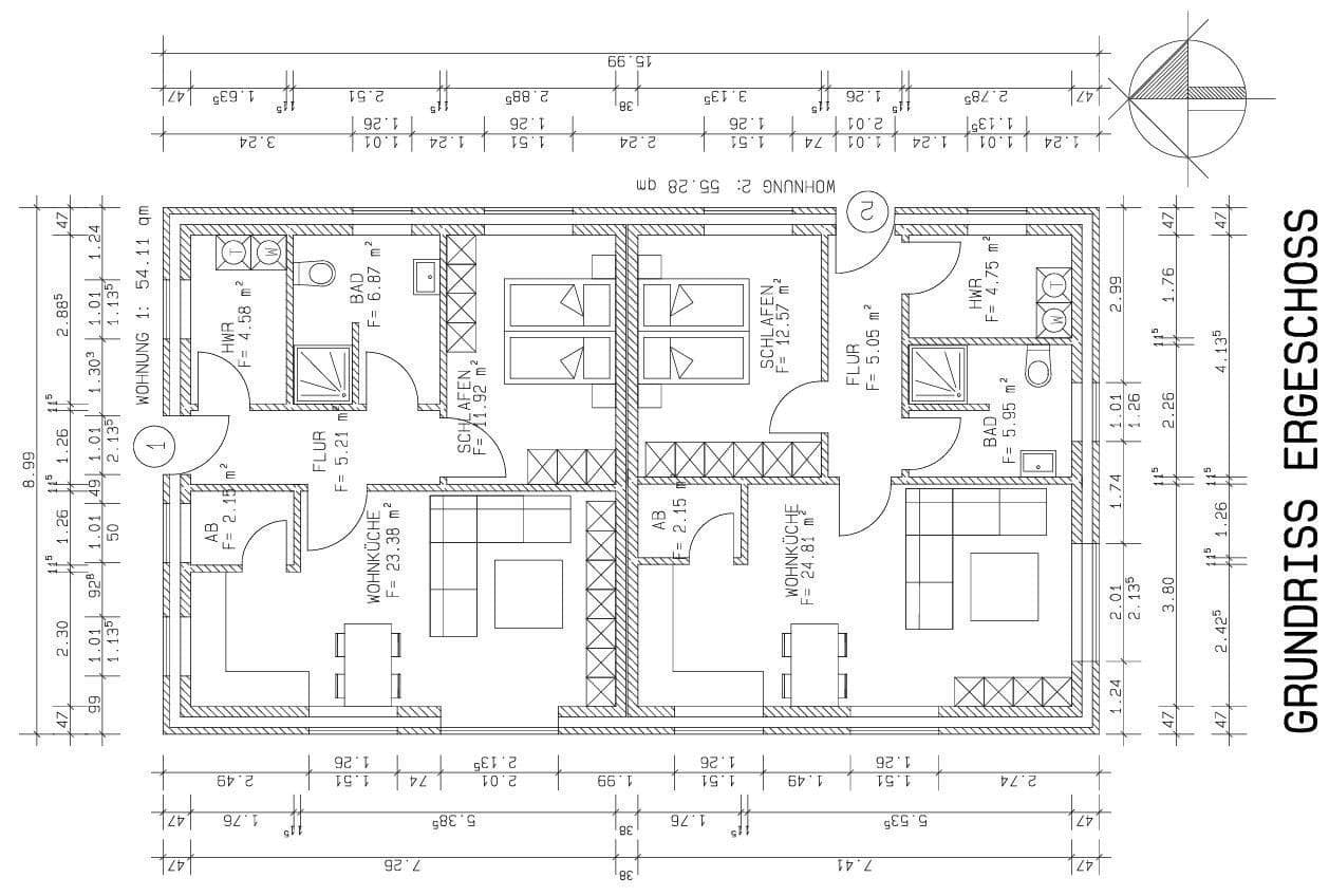 house for sale, 56 m², Aurich, Lower Saxony house for sale, 56 m², Aurich, Lower Saxony