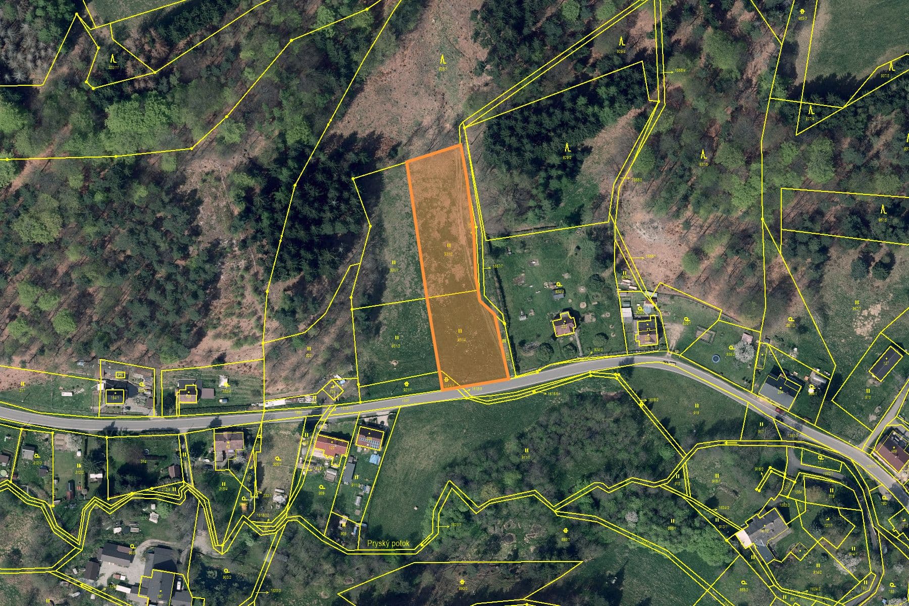 plot for sale, 3,373 m², Prysk, Liberecký Region plot for sale, 3,373 m², Prysk, Liberecký Region