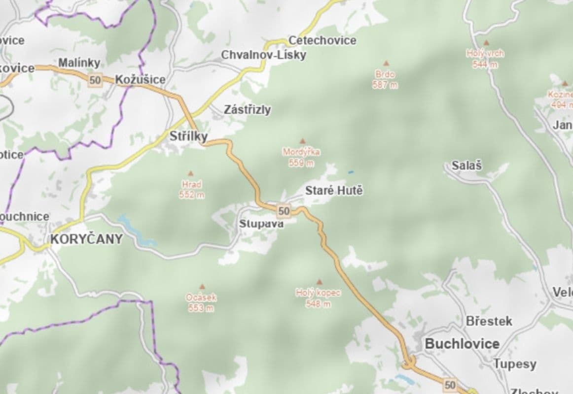 plot for sale, 10,171 m², Staré Hutě, Zlínský Region plot for sale, 10,171 m², Staré Hutě, Zlínský Region
