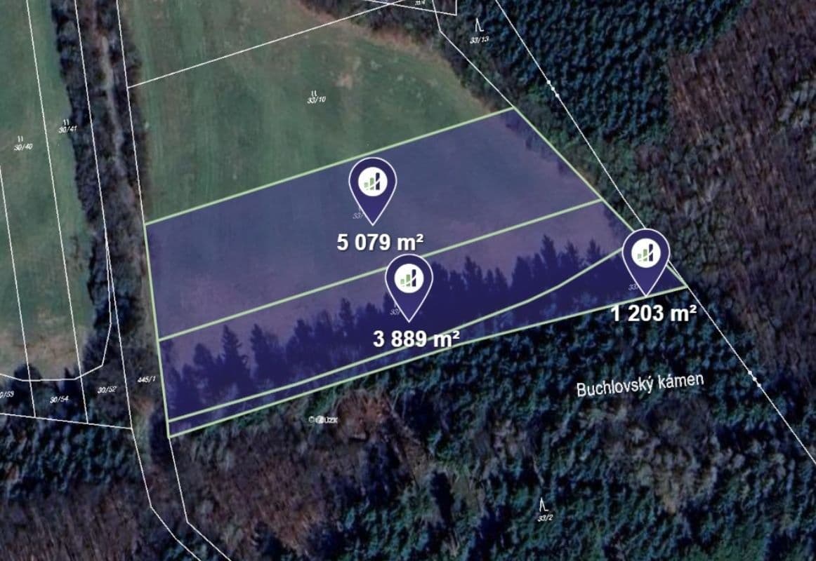 plot for sale, 10,171 m², Staré Hutě, Zlínský Region plot for sale, 10,171 m², Staré Hutě, Zlínský Region