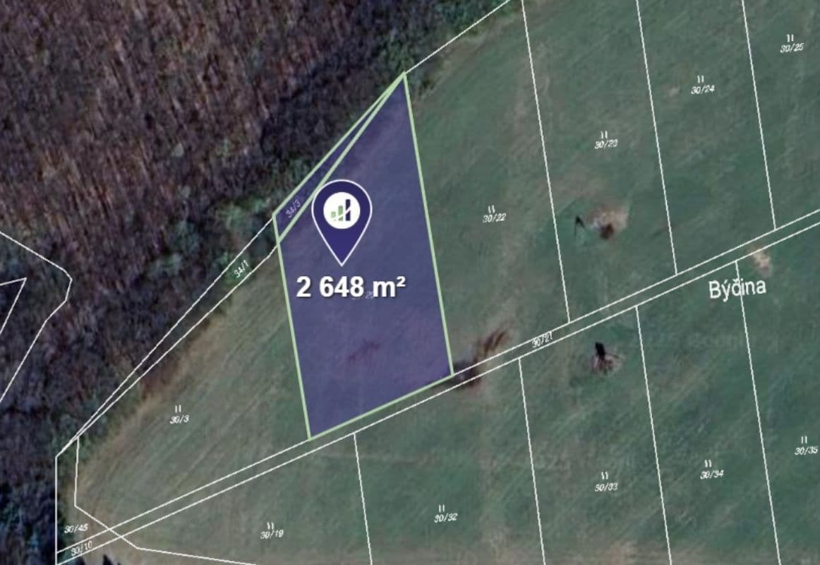 plot for sale, 2,648 m², Staré Hutě, Zlínský Region plot for sale, 2,648 m², Staré Hutě, Zlínský Region