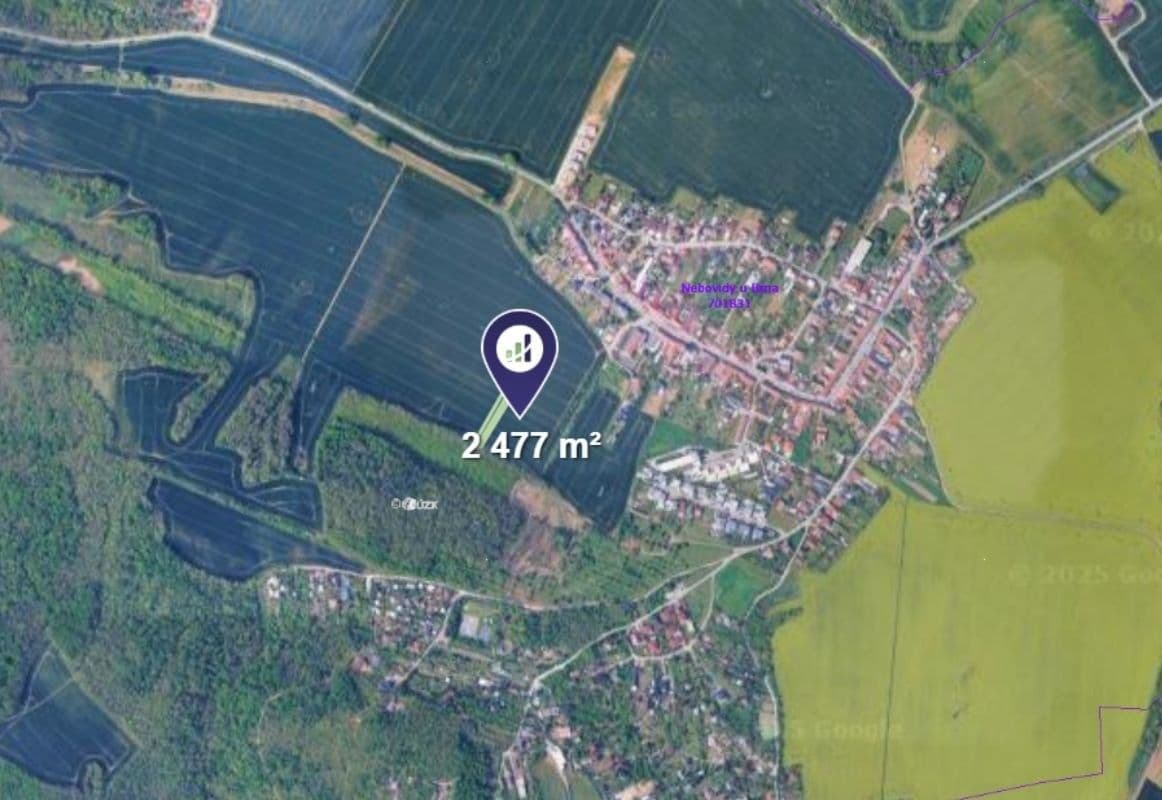 plot for sale, 2,477 m², Nebovidy, Jihomoravský Region plot for sale, 2,477 m², Nebovidy, Jihomoravský Region