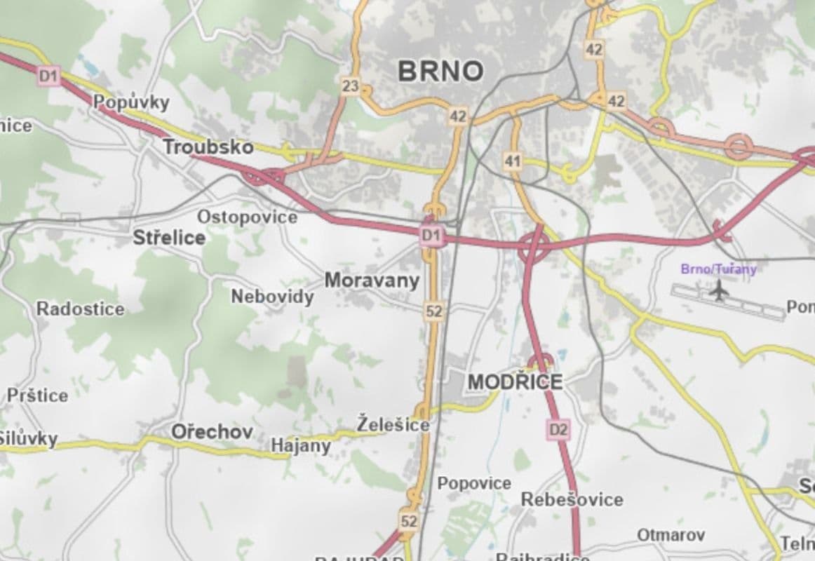 plot for sale, 855 m², Nebovidy, Jihomoravský Region plot for sale, 855 m², Nebovidy, Jihomoravský Region