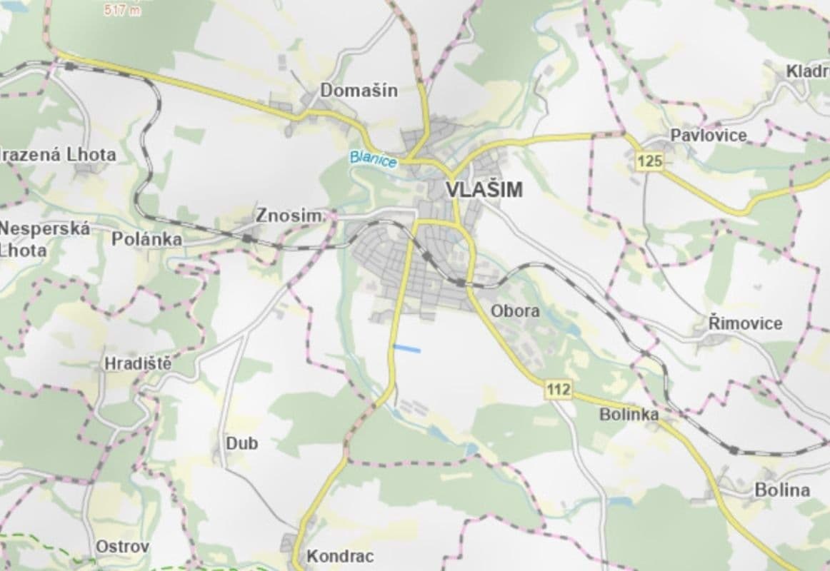 plot for sale, 1,630 m², Vlašim, Středočeský Region plot for sale, 1,630 m², Vlašim, Středočeský Region