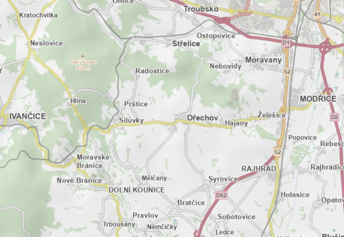 plot for sale, 415 m², Ořechov, Jihomoravský Region plot for sale, 415 m², Ořechov, Jihomoravský Region