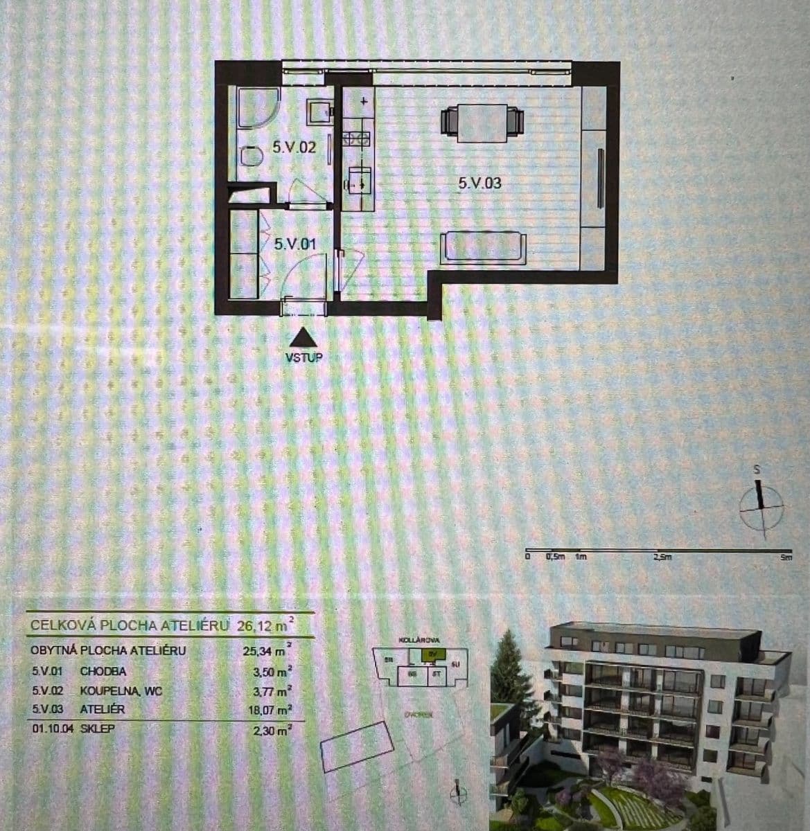 Studio flat to rent, 25 m², Kollárova, Brno, Jihomoravský Region Studio flat to rent, 25 m², Kollárova, Brno, Jihomoravský Region