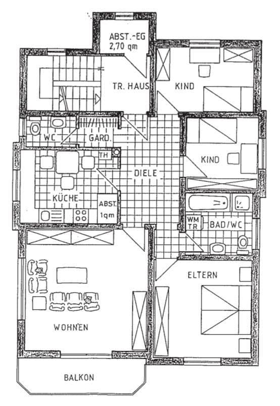 3 bedroom flat to rent, 95 m², Hauptstr. 22, Goddert, Rhineland-Palatinate 3 bedroom flat to rent, 95 m², Hauptstr. 22, Goddert, Rhineland-Palatinate