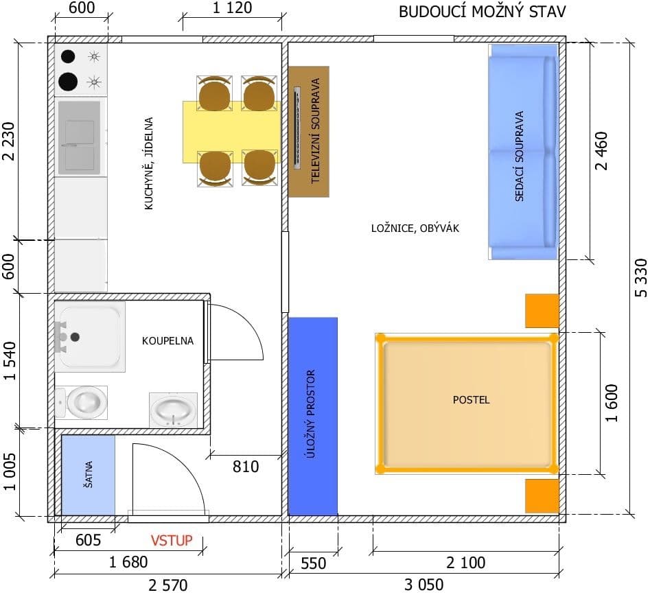 1 bedroom flat to rent, 32 m², Houškova, Plzeň, Plzeňský Region 1 bedroom flat to rent, 32 m², Houškova, Plzeň, Plzeňský Region
