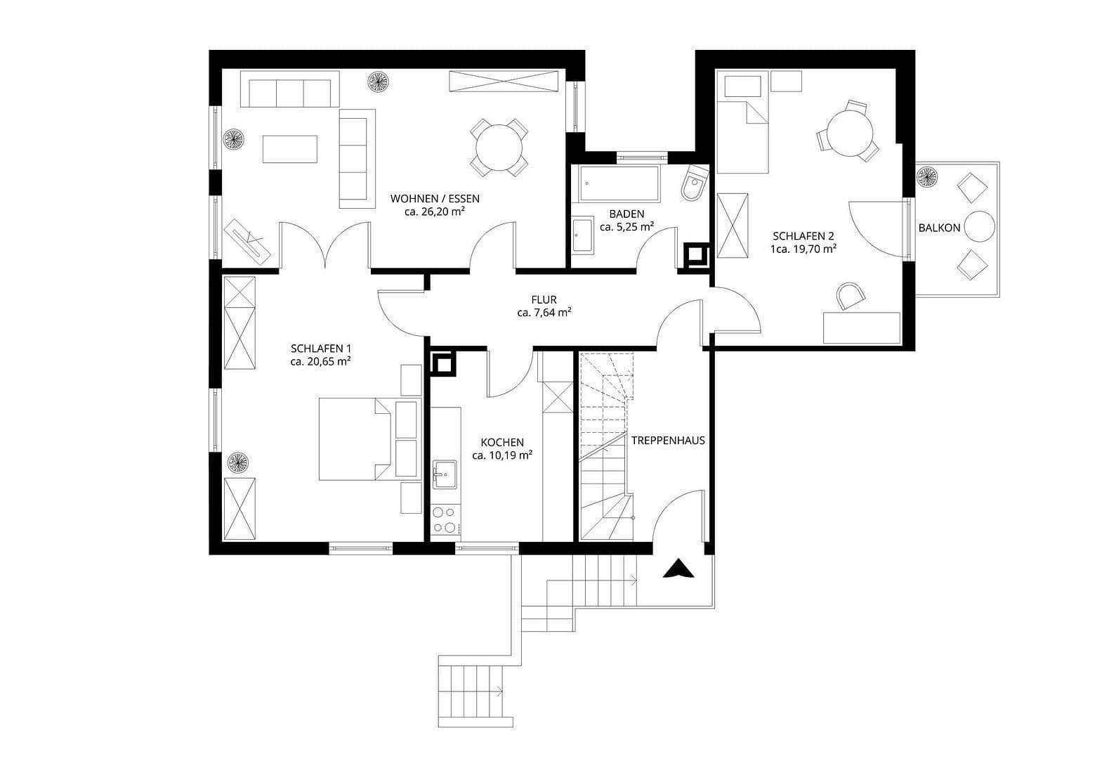 2 bedroom with open-plan kitchen flat for sale, 92 m², Leonberg, Baden-Württemberg 2 bedroom with open-plan kitchen flat for sale, 92 m², Leonberg, Baden-Württemberg