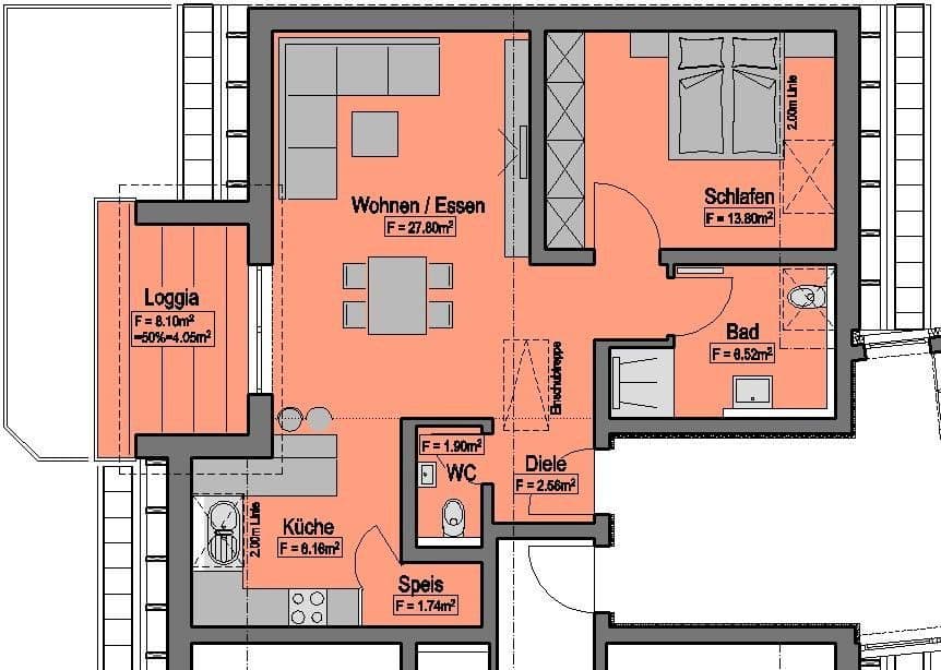 2 bedroom with open-plan kitchen flat to rent, 87 m², Empfingen, Baden-Württemberg 2 bedroom with open-plan kitchen flat to rent, 87 m², Empfingen, Baden-Württemberg
