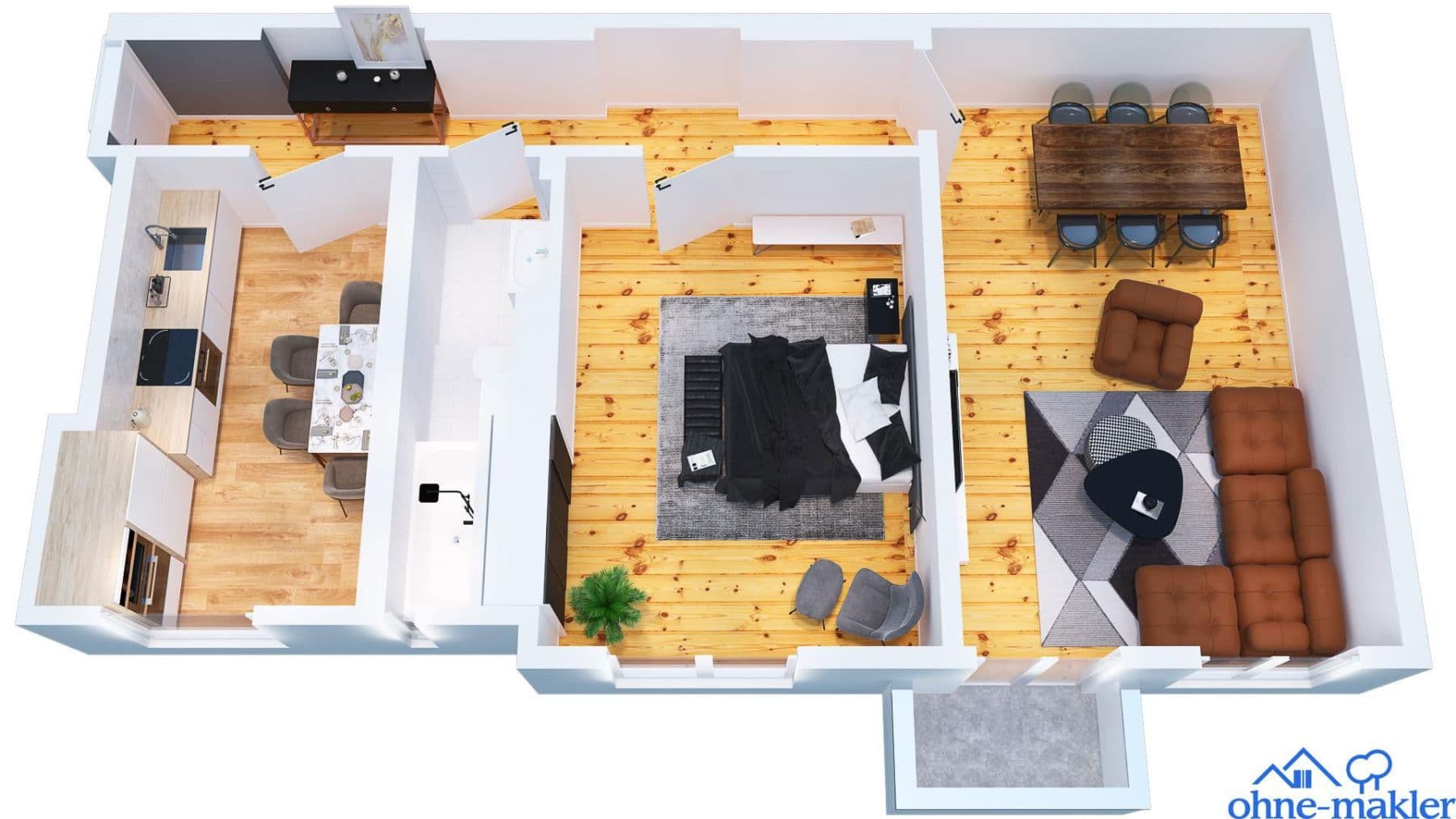 2 bedroom flat for sale, 57 m², Berlin, Berlin 2 bedroom flat for sale, 57 m², Berlin, Berlin