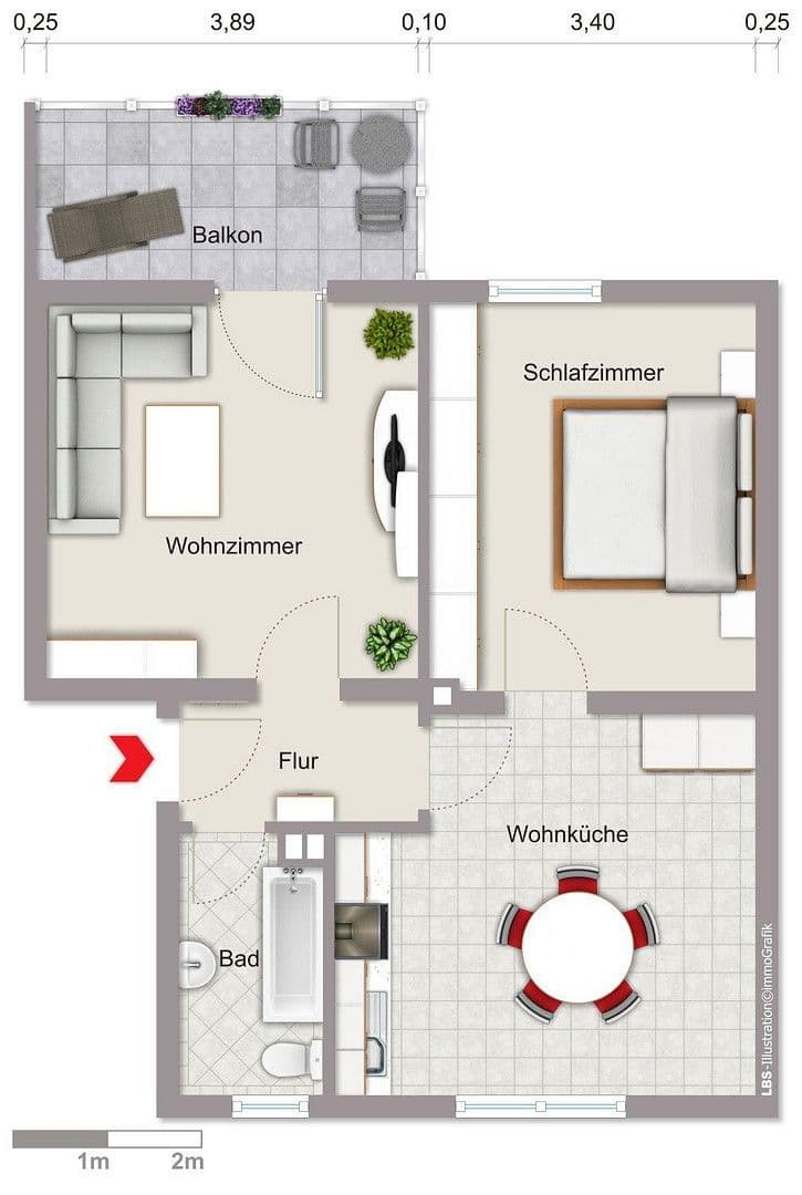 2 bedroom flat to rent, 51 m², Hochkampstr. 115 - WE 12, Gelsenkirchen, North Rhine-Westphalia 2 bedroom flat to rent, 51 m², Hochkampstr. 115 - WE 12, Gelsenkirchen, North Rhine-Westphalia